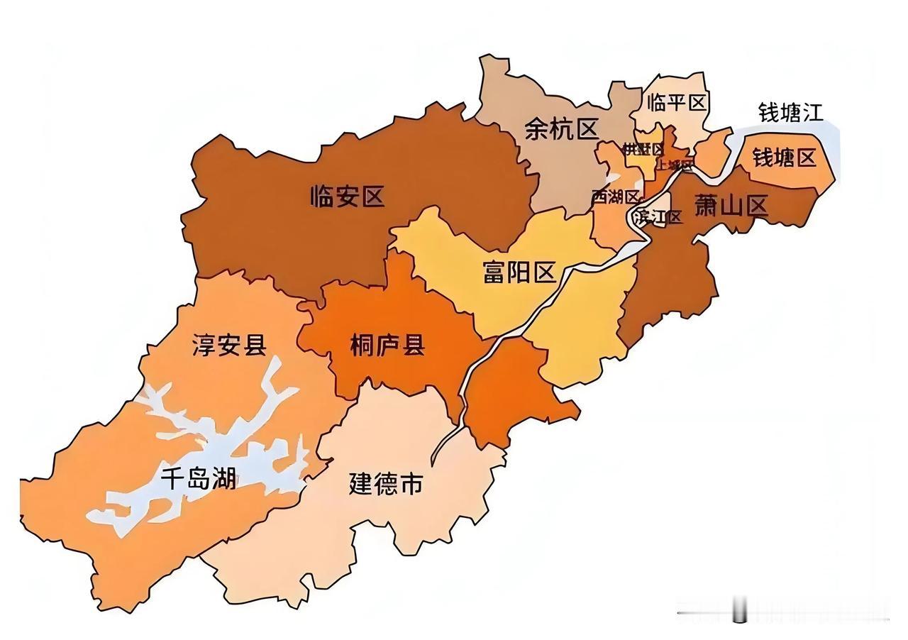 杭州只剩下一个县级市了。曾经杭州市管辖的县级市总共有5个，分别是萧山市、余杭市、