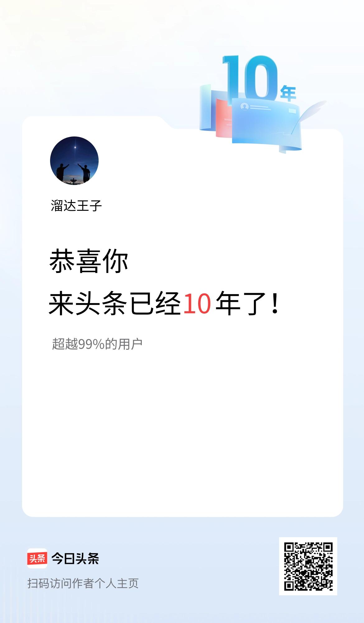 来头条已经10年了！