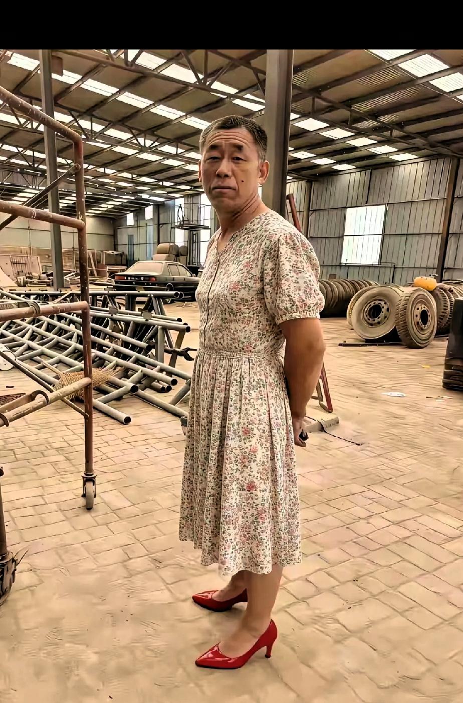 什么奇葩人都有！
到底这位是大姐还是大哥呢？
有点搞不清了，给人有点错乱的感觉，
