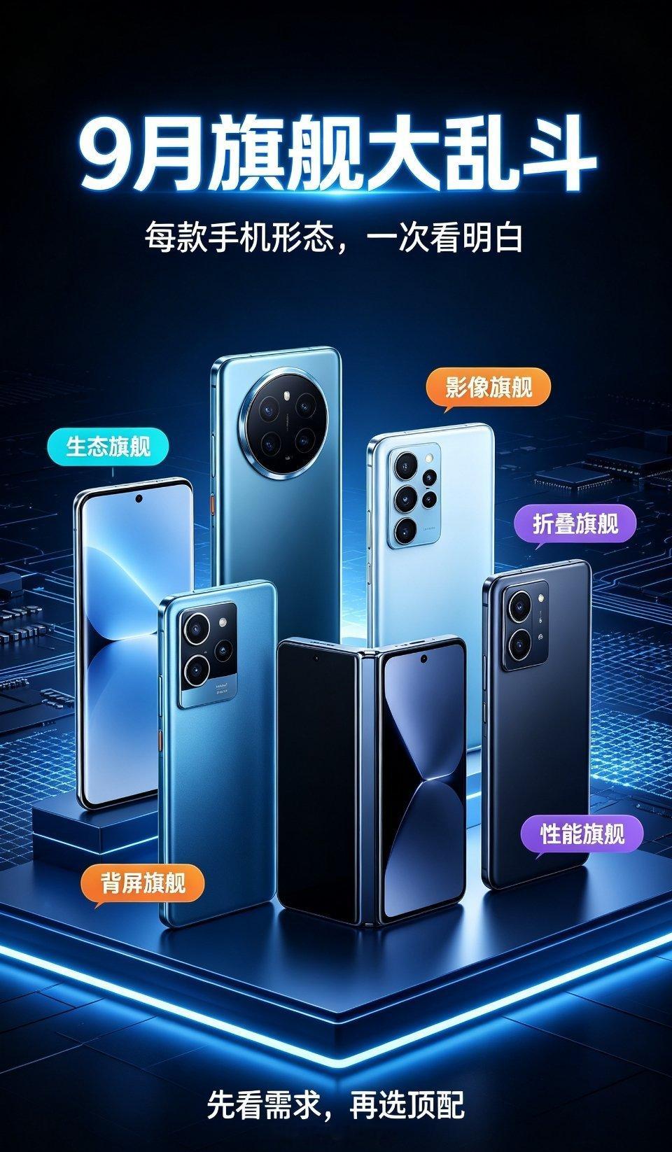 九月直接上演Pro Max大乱斗，各大厂商超大杯旗舰全部就位。iPhone18 