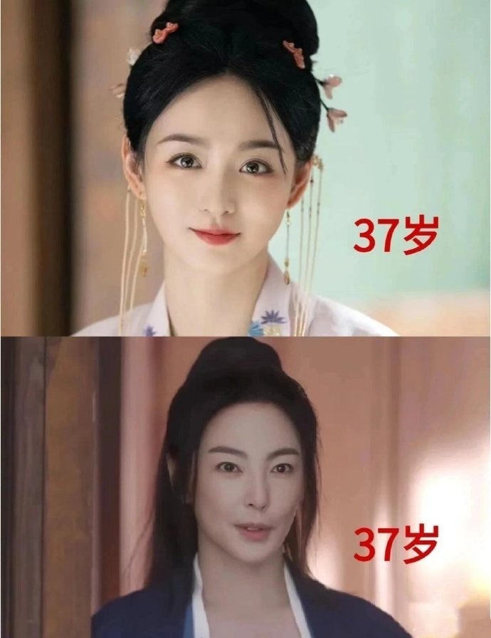 万万想不到，何泓姗和张雨绮竟然一样大，果然娃娃脸真的很减龄啊 