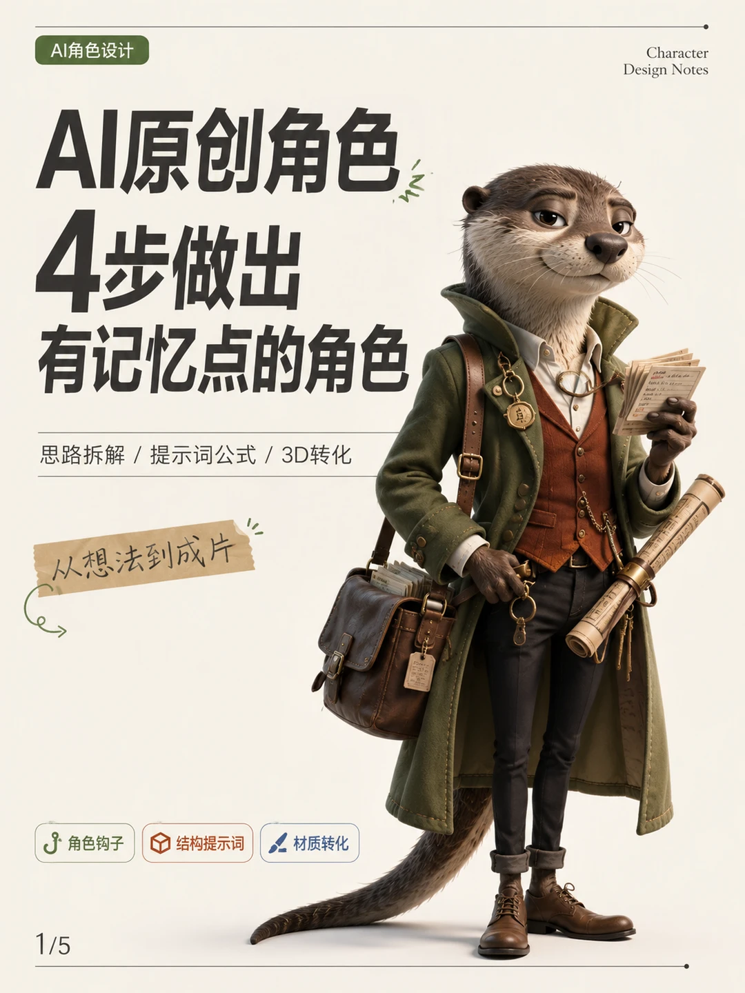 AI原创角色怎么做出记忆点？