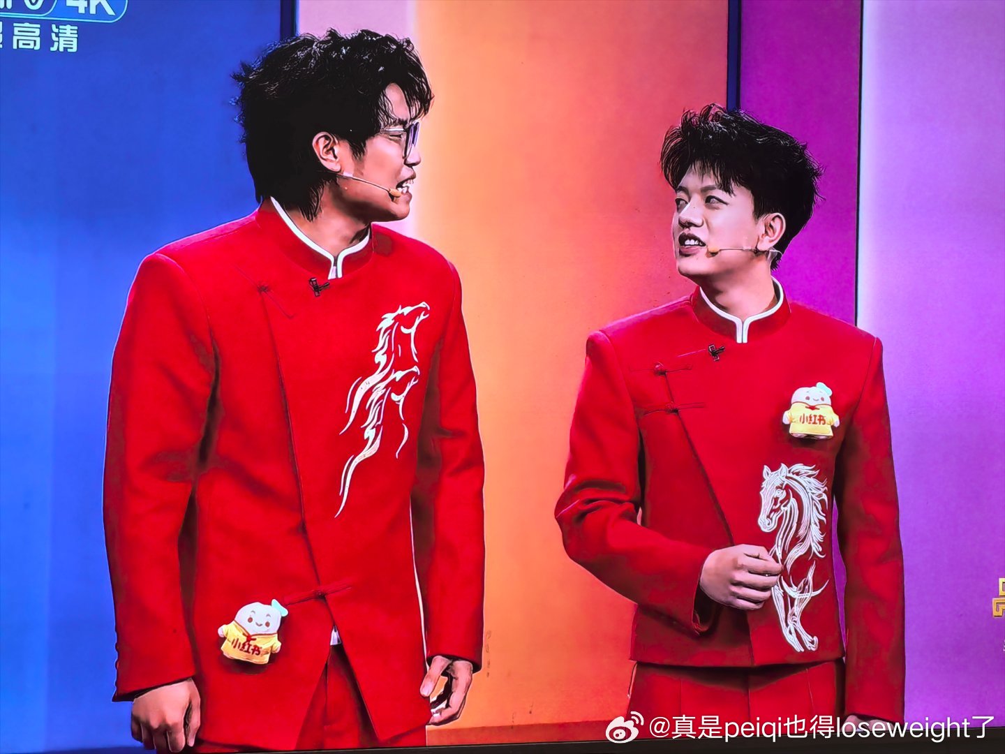 徐浩伦谭湘文已经是现在最好看的了他俩最次也水准以上、啥话题都能搞的风格确实适合春