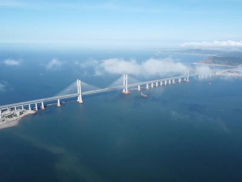 东北规模最大的跨海大桥——大连市长海跨海大桥取得重大突破啦！2月24日项目已启动