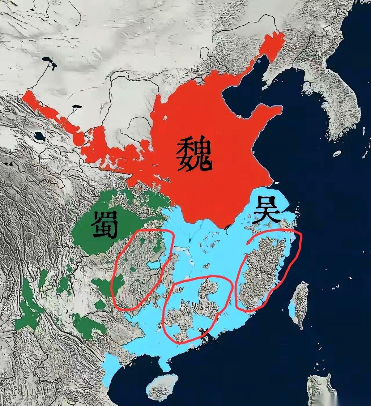 你以为古代打仗是填色游戏吗？
拿支画笔，把“我的地盘”涂满颜色就行了？
天真了兄