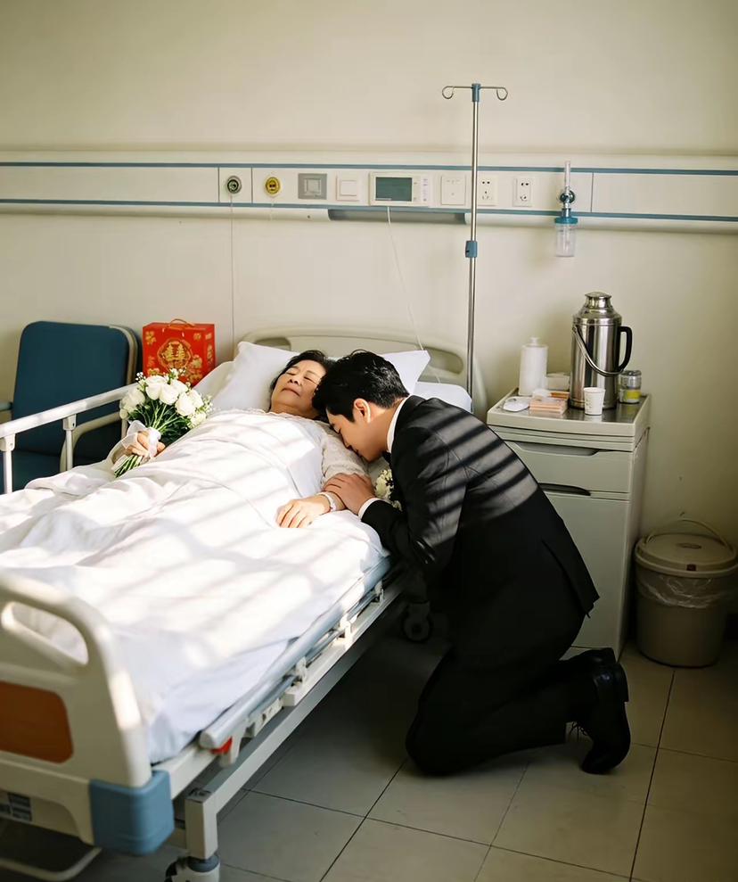 泪目！河南一男子今天结婚，一大早打扮得帅帅气气的，却没先去接新娘，反倒第一时间冲