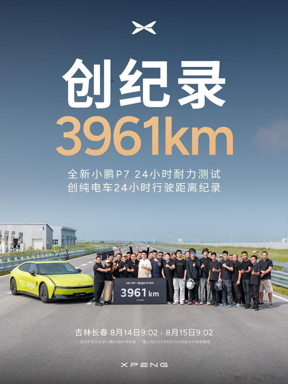 小鹏P7创24小时耐力测试新纪录，最终跑了3961公里？2019年保时捷Tayc