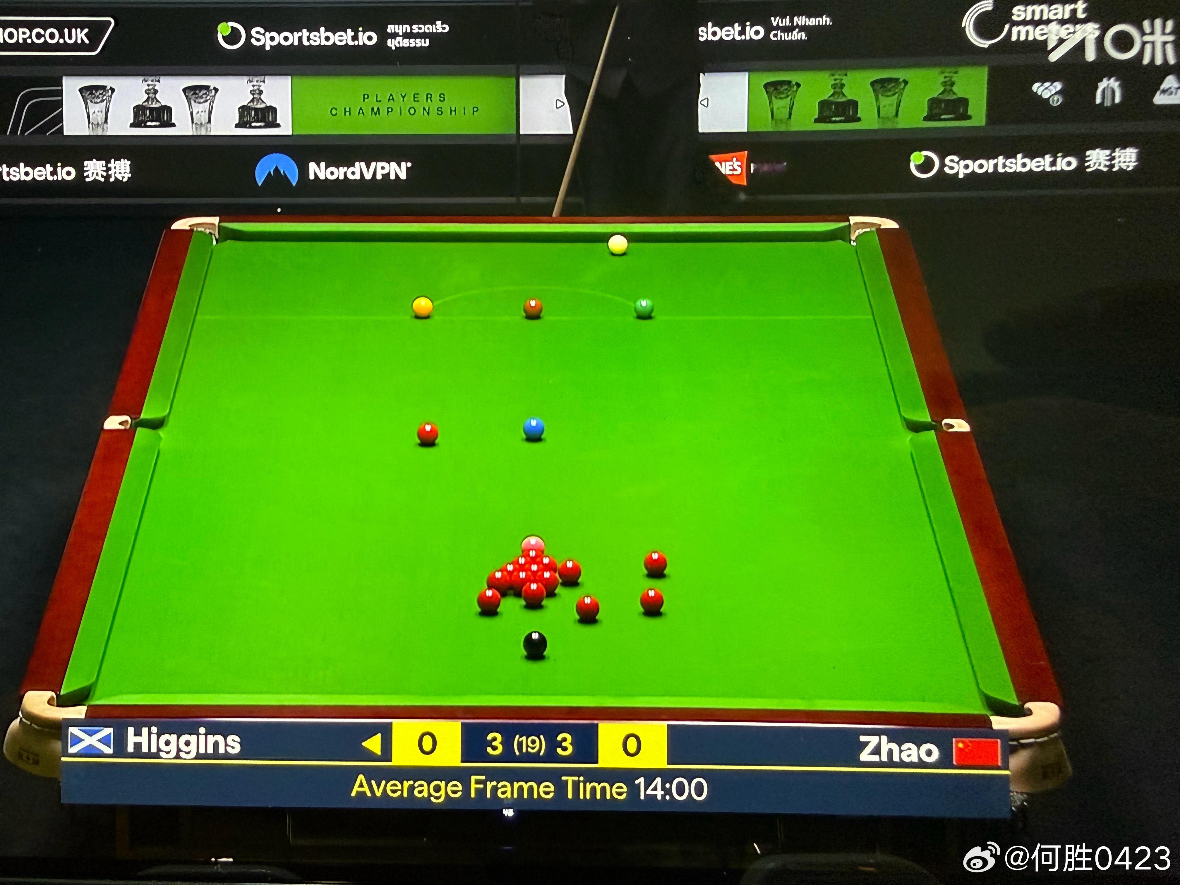 两人你来我往，一人一局，比分来到3:32026斯诺克球员锦标赛