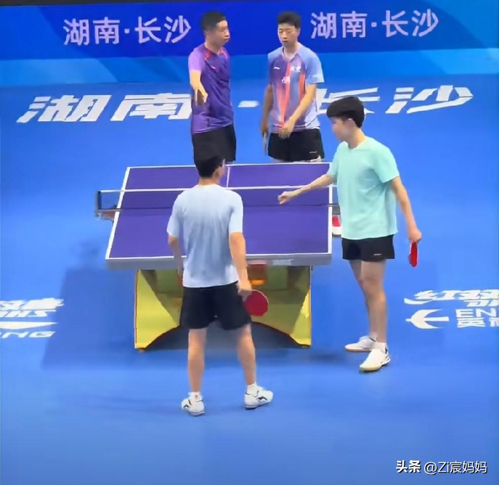 2026全国锦标赛已经轰轰烈烈地开赛了，马龙/许昕联手再战男双，
其实一眼就能看