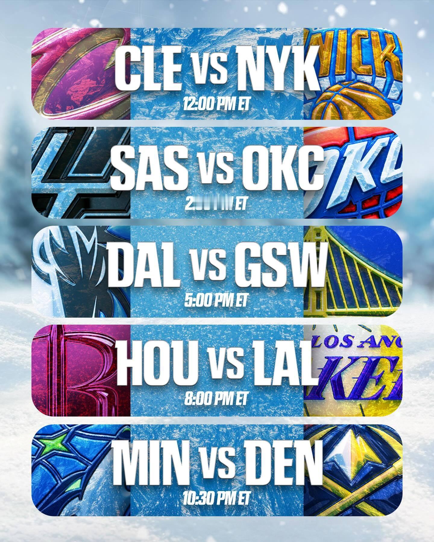 又是一年一度的圣诞大战，什么时候圣诞球衣才能回归？NBANBA圣诞大战