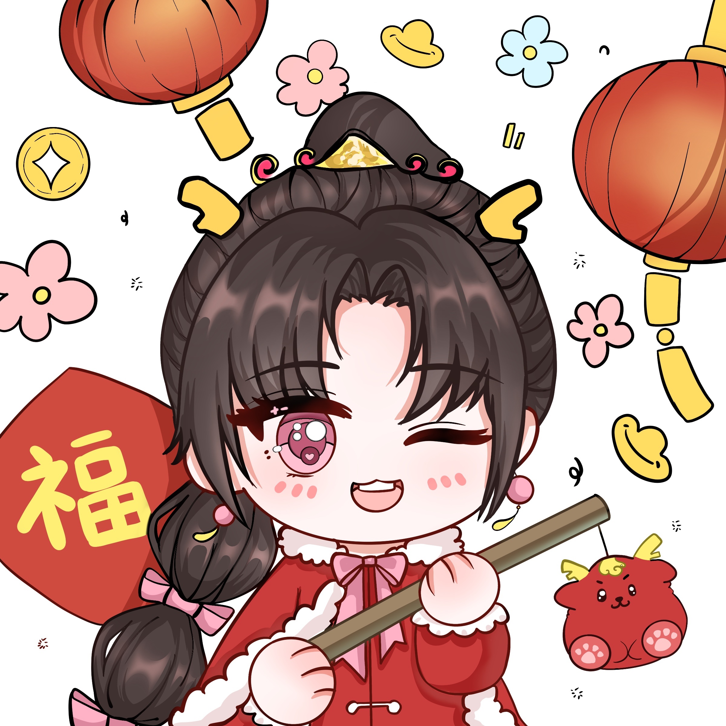 #三舞[超话]# [男孩儿] #三舞# [女孩儿]#三舞岁岁年年#除夕快乐 ​​
