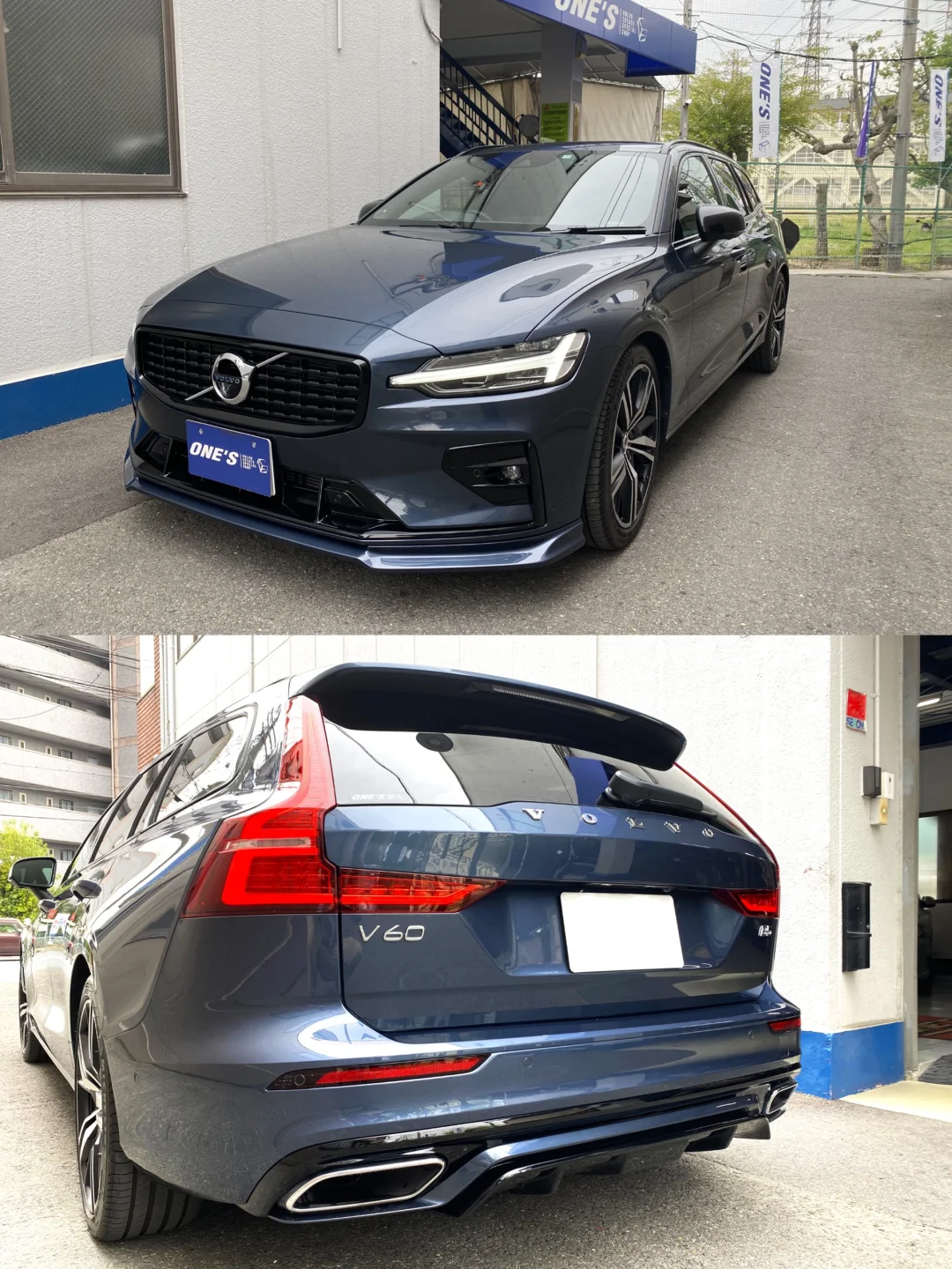 沃尔沃V60改装ERST前铲&扩散器