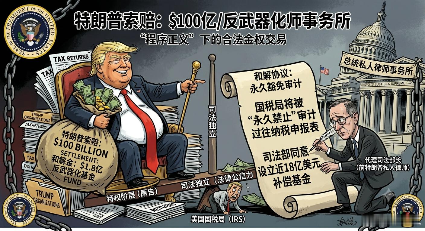 特朗普家族被豁免永久禁止国税局审计 我曾经说过，拜登最大的错误就是上任后选择和解