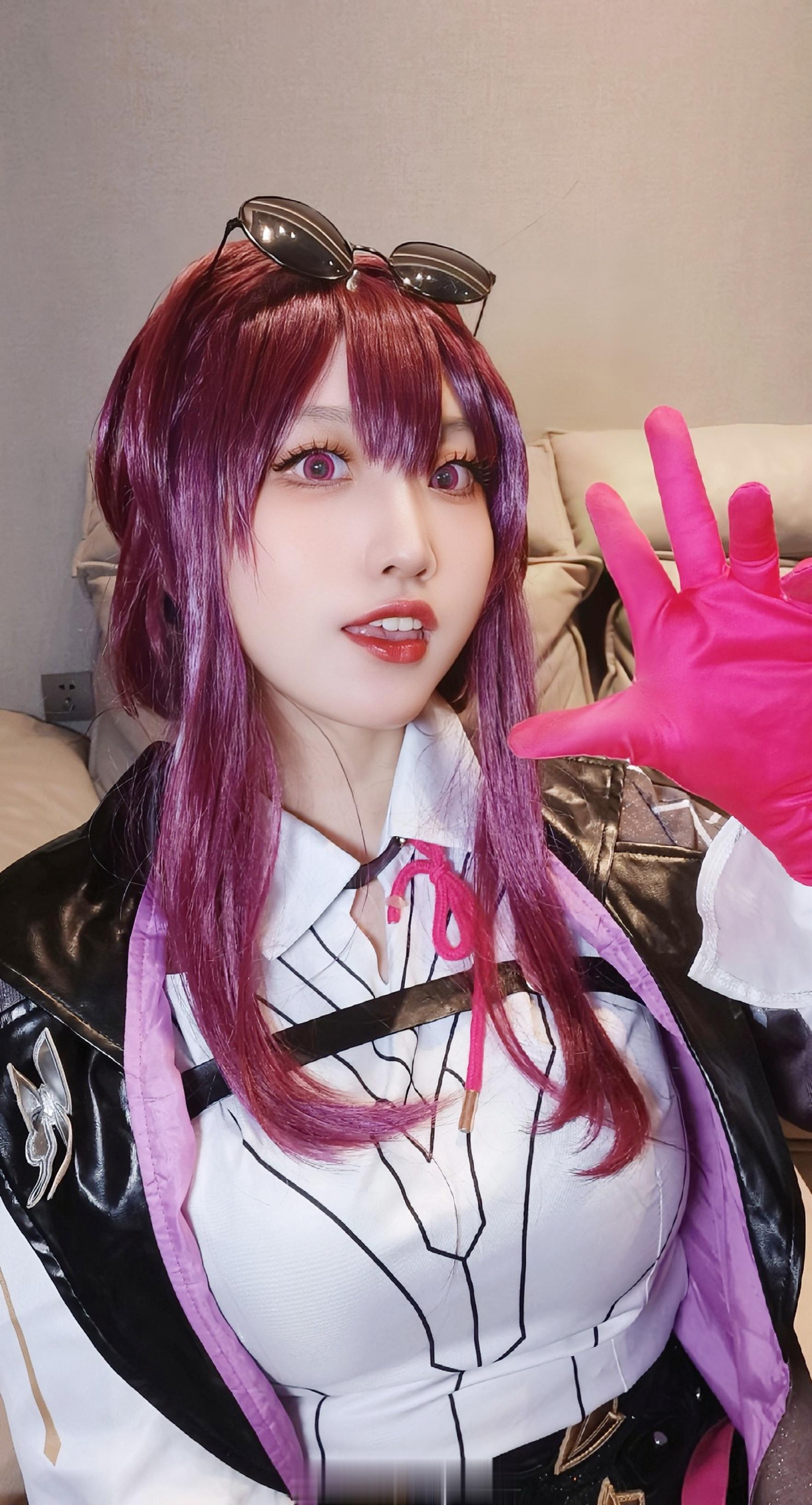 #崩坏星穹铁道[超话]##星穹铁道卡芙卡##cosplay# 抽不到就自己拍点[
