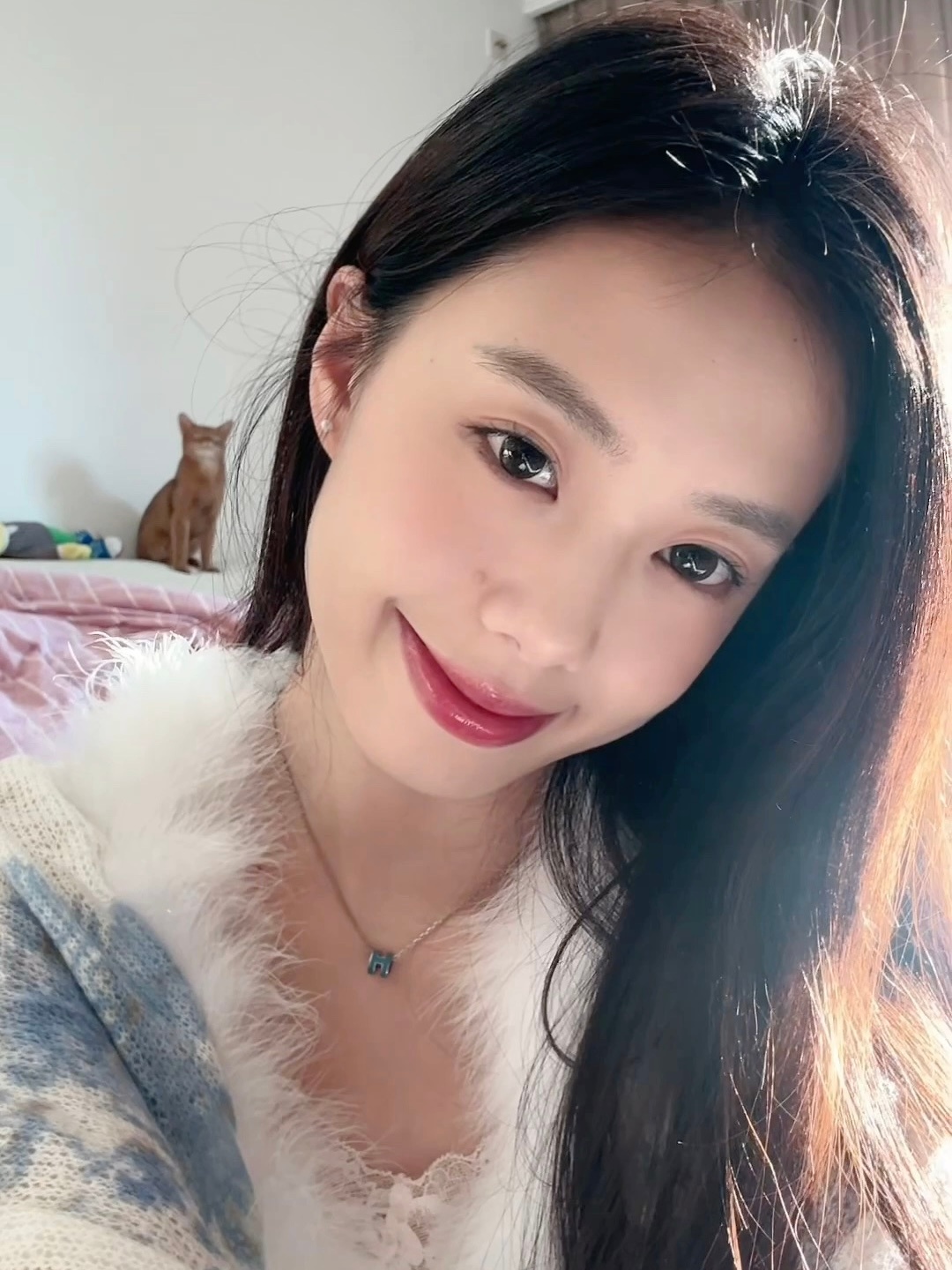 发烧好啦～来更新下臭美自拍和阿比哈哈哈哈哈 ​​​