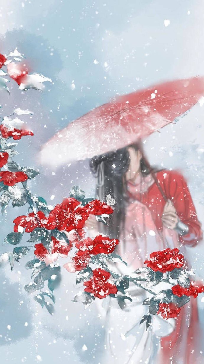 雪有约，花不误，岁岁如此，永不相负。 ​​​