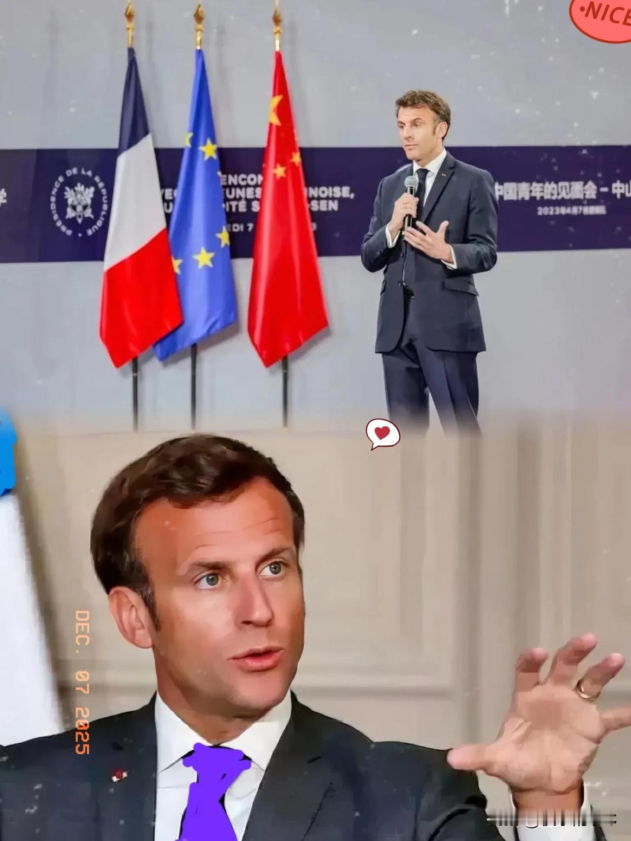 美国要头大了～

马克龙访华刚结束就急着“改口”，背后藏着西方大国的无奈！
 