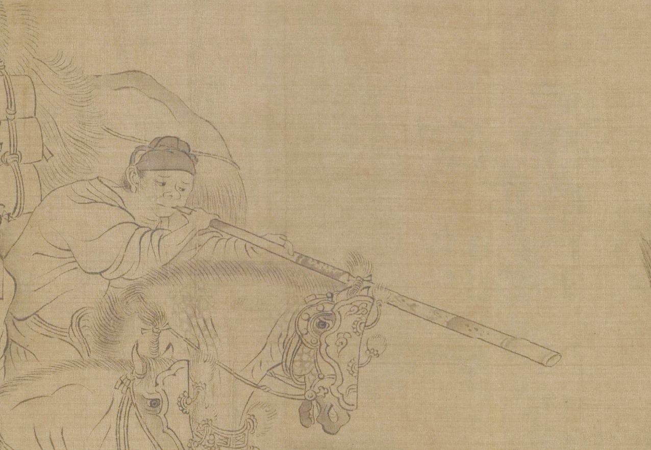 这就是辛弃疾“醉里挑灯看剑，梦回吹角连营”中的吹角，是一种重要的军乐器。吹角是古