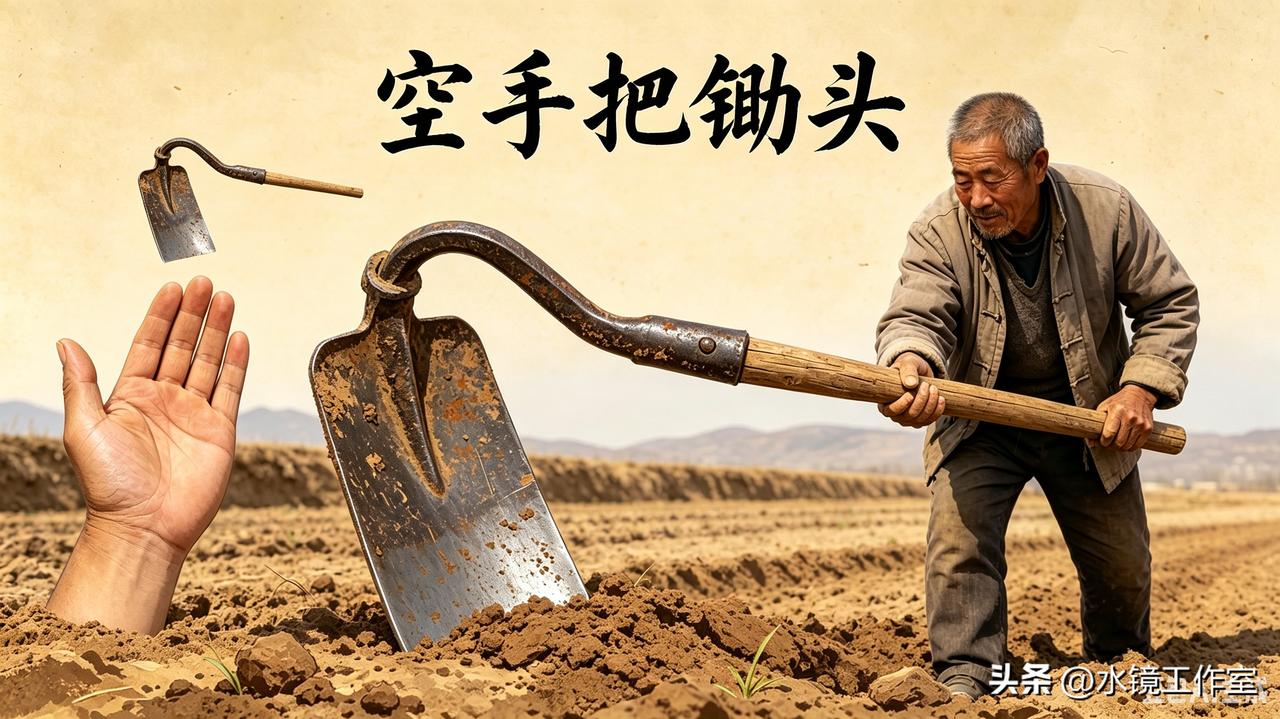 空手把锄头？什么意思？[我想静静][呲牙][祈祷]，你悟了没？[我想静静]

空