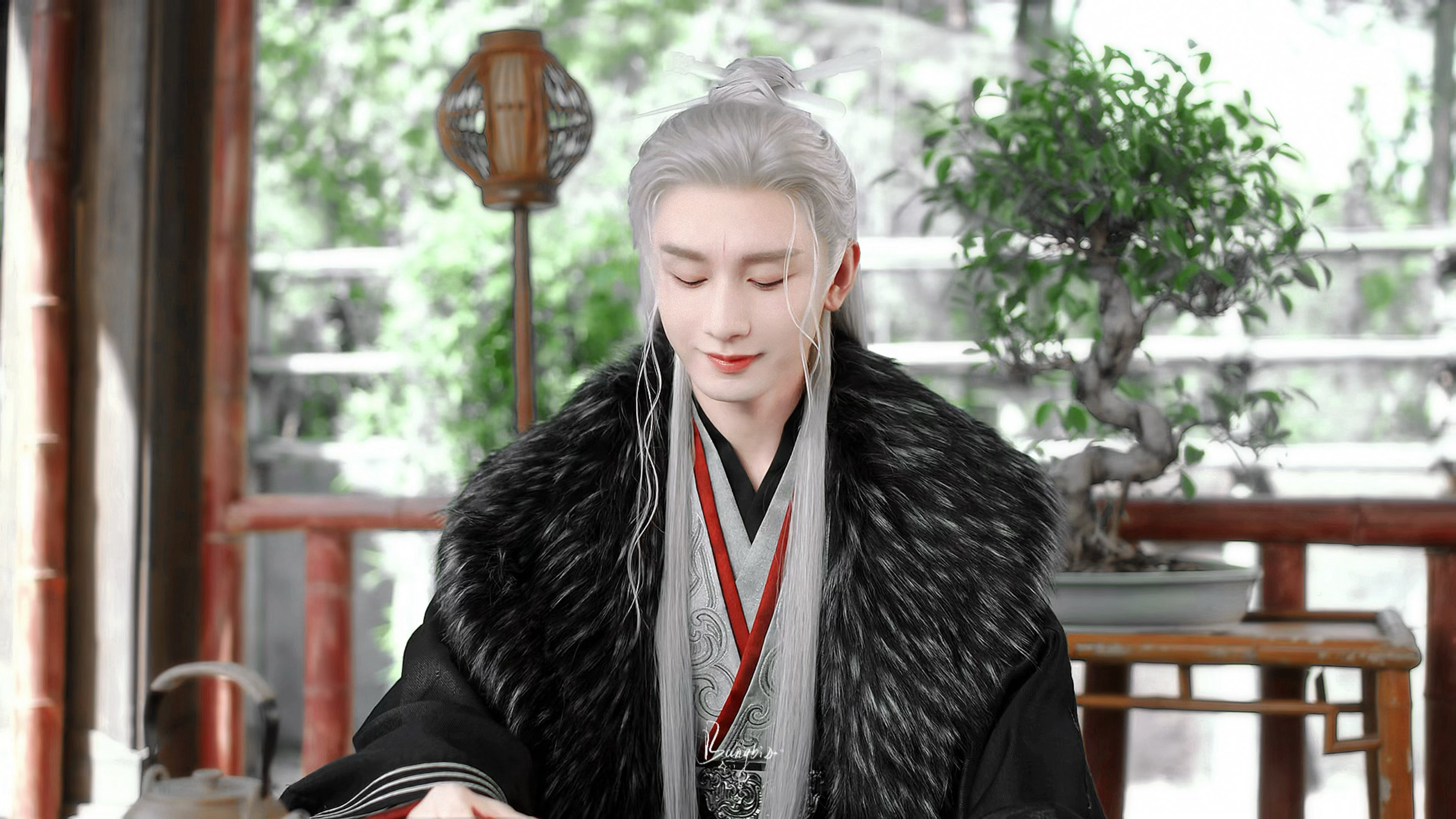 成毅两京十五日cy成毅朱瞻基成毅，笑靥如花，美目盼兮，你的笑，如花般绽放在我心田