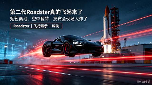 真的能飞！2026特斯拉全新跑车炸裂亮相，0.81秒破百，2028年量产