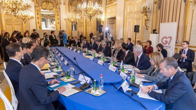 G7罕见集体发声：稀土“卡脖子”，必须强力反击！

G7贸易部长巴黎会议闭幕，联