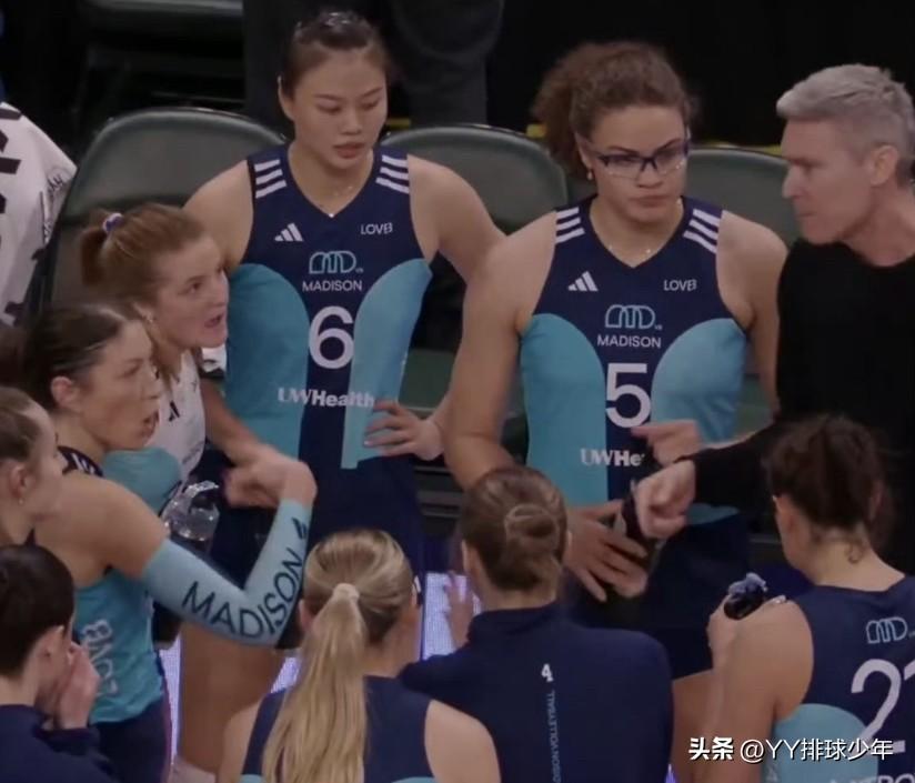 排球[超话]龚翔宇留洋第一季
美国LOVB联赛第12周次战，龚翔宇所在的麦迪逊女