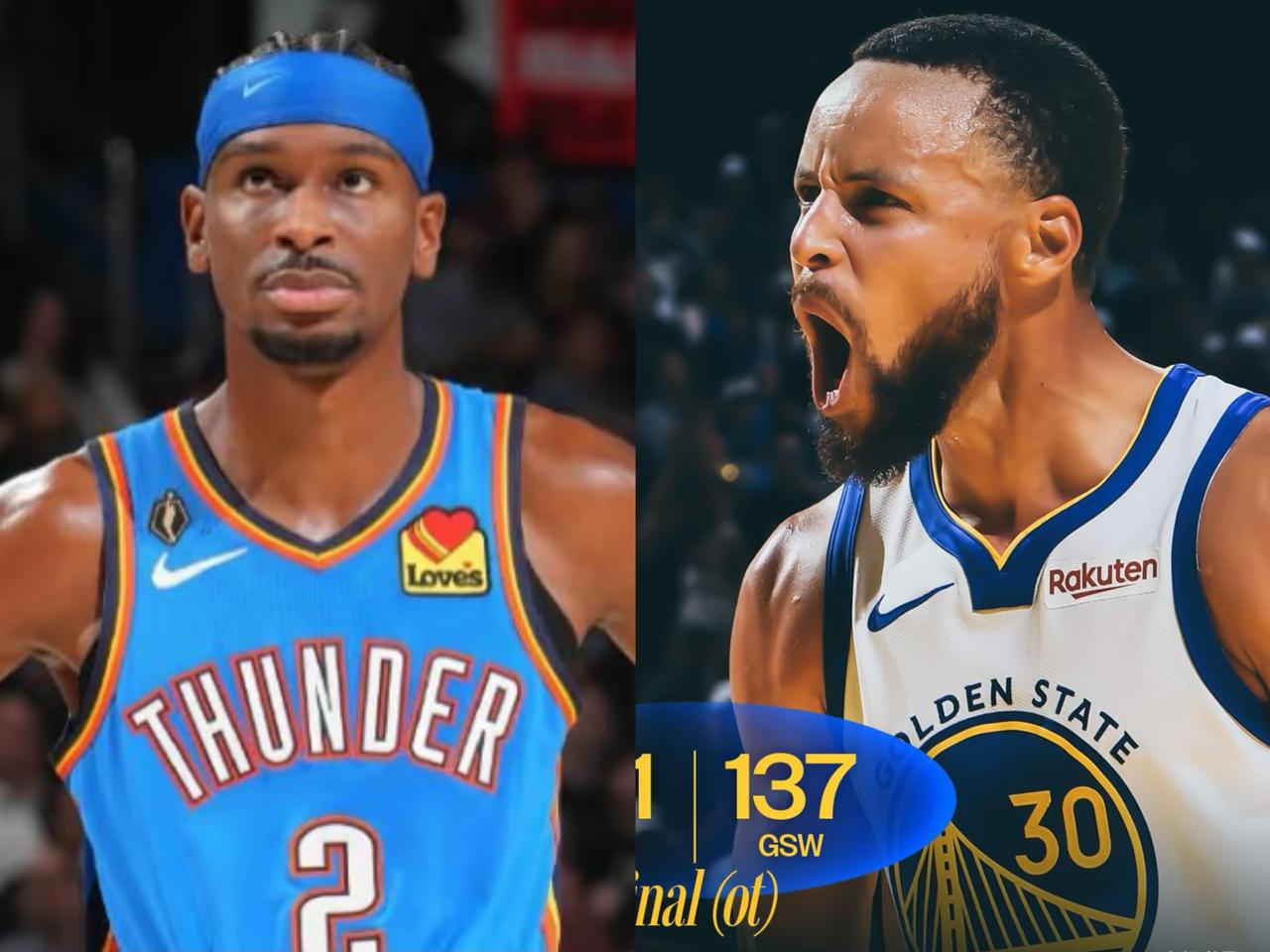 今天的NBA比赛可太精彩啦！
库里和亚历山大的表现简直绝了，
但要

说他俩不在