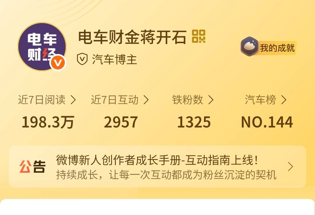 铁粉数持续增长📈…后面就看阅读量了 ​​​