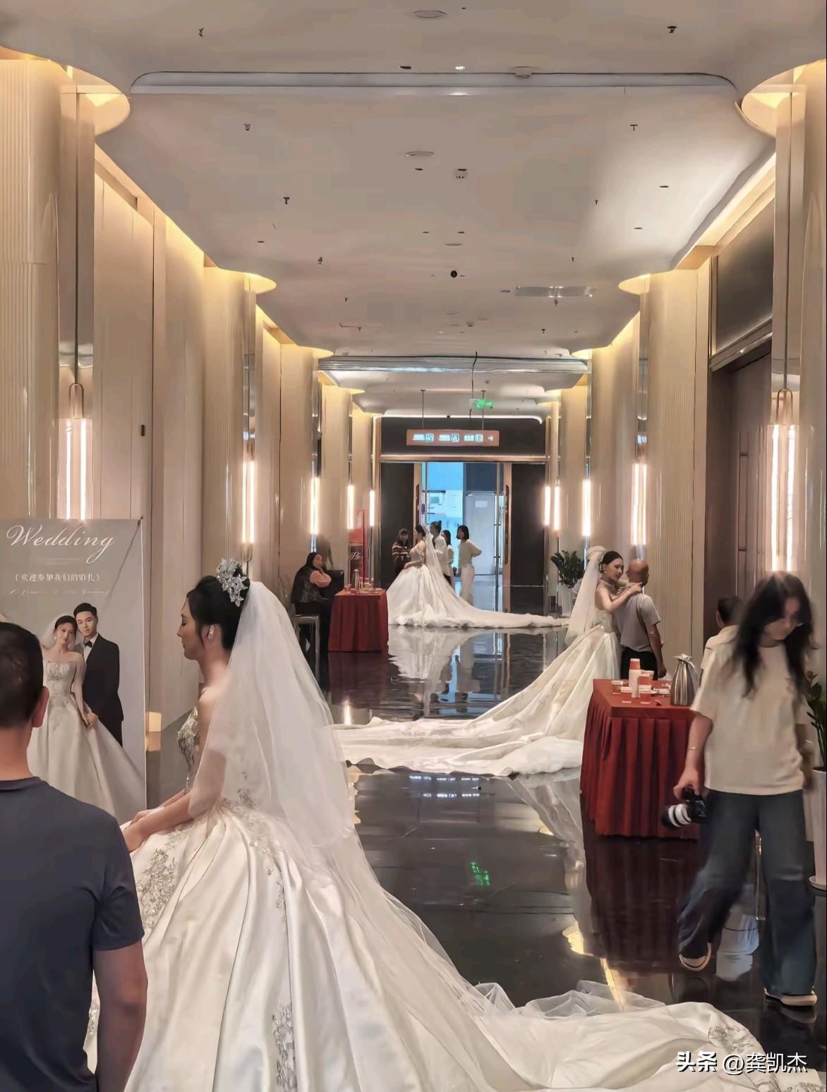 这么多新娘等待迎接她的幸福时刻～～[赞]