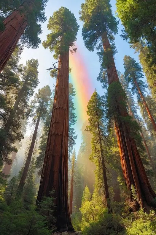 美图欣赏——红杉树森林 - 自然的巨人