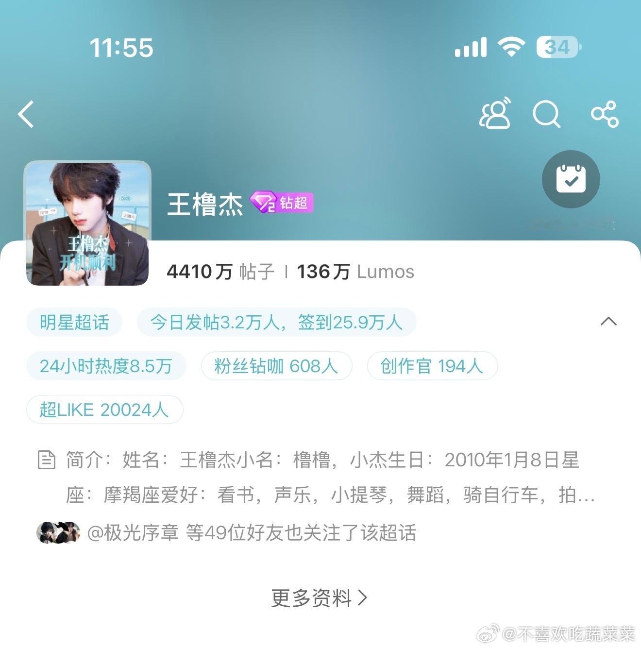 tg 王橹杰超like破2w 