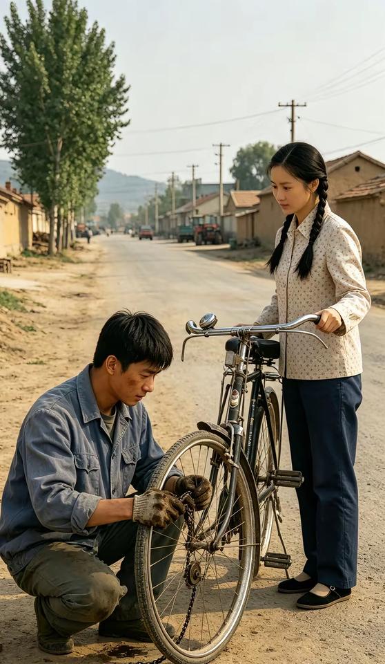 82年，相亲途中帮一个姑娘修自行车，修好后她拦住我：你别去相亲了。那年我二十二岁