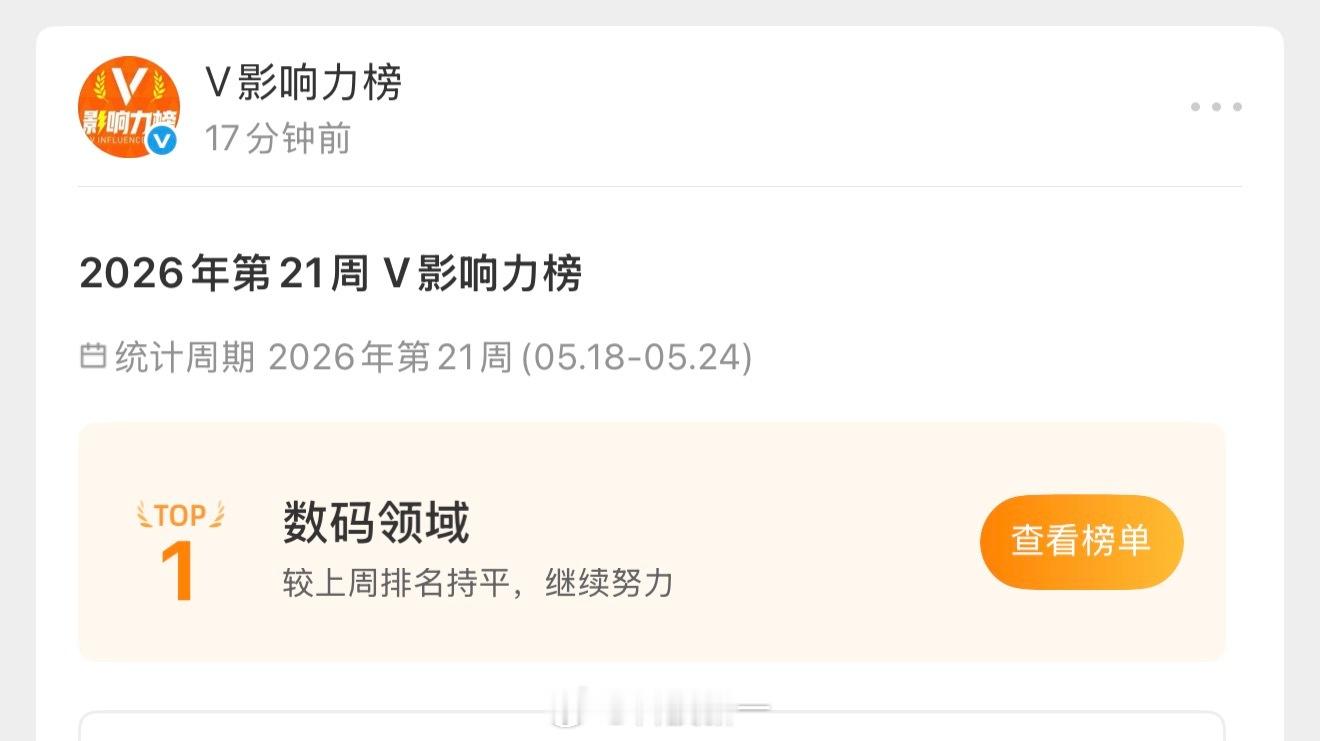 排名与上周持平，我想进步太难了