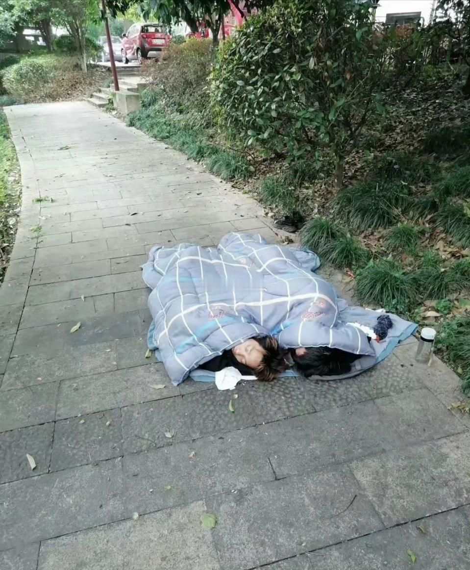 深圳，某公园的一对小情侣👩❤️👨 