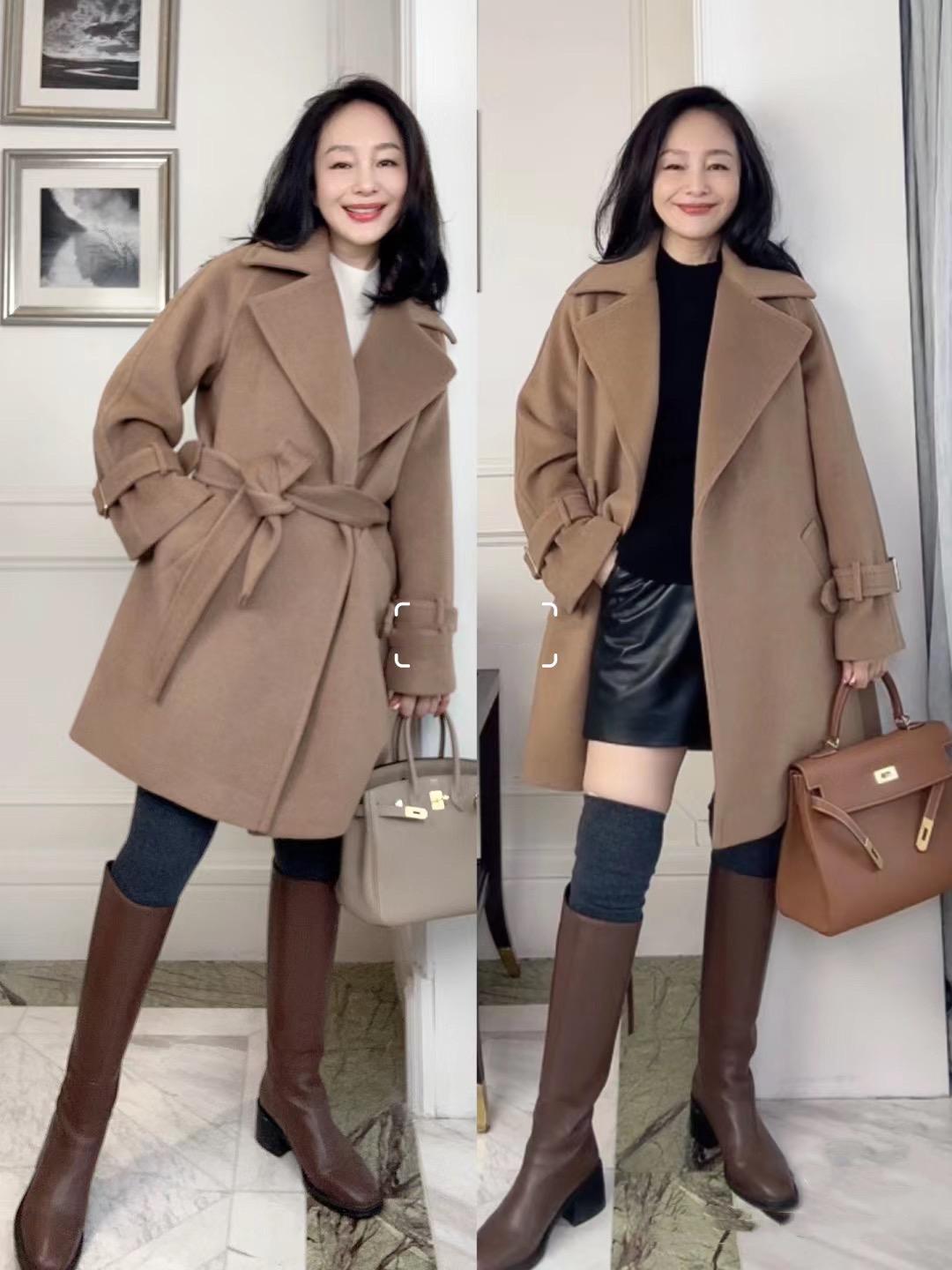 秋冬流行“及膝靴”，优雅大方还修饰腿型，40+女人穿起来好体面
及膝长靴是一种优