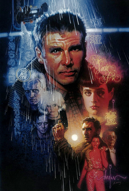 《银翼杀手》（1982）艺术海报设计师：Drew Struzan 银翼杀手