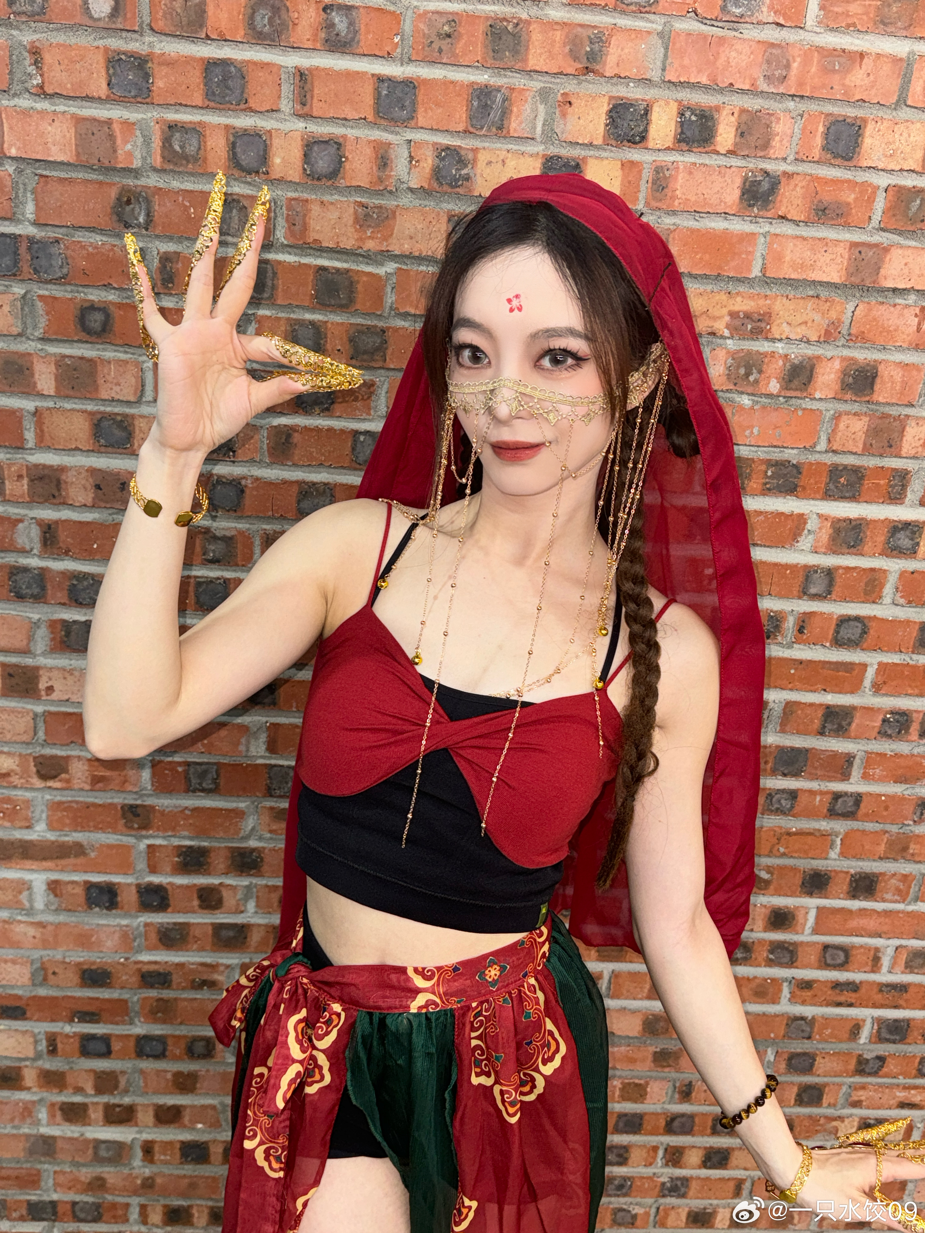 大漠公主的台前幕后一只水饺09水饺looks异域风情国风舞蹈