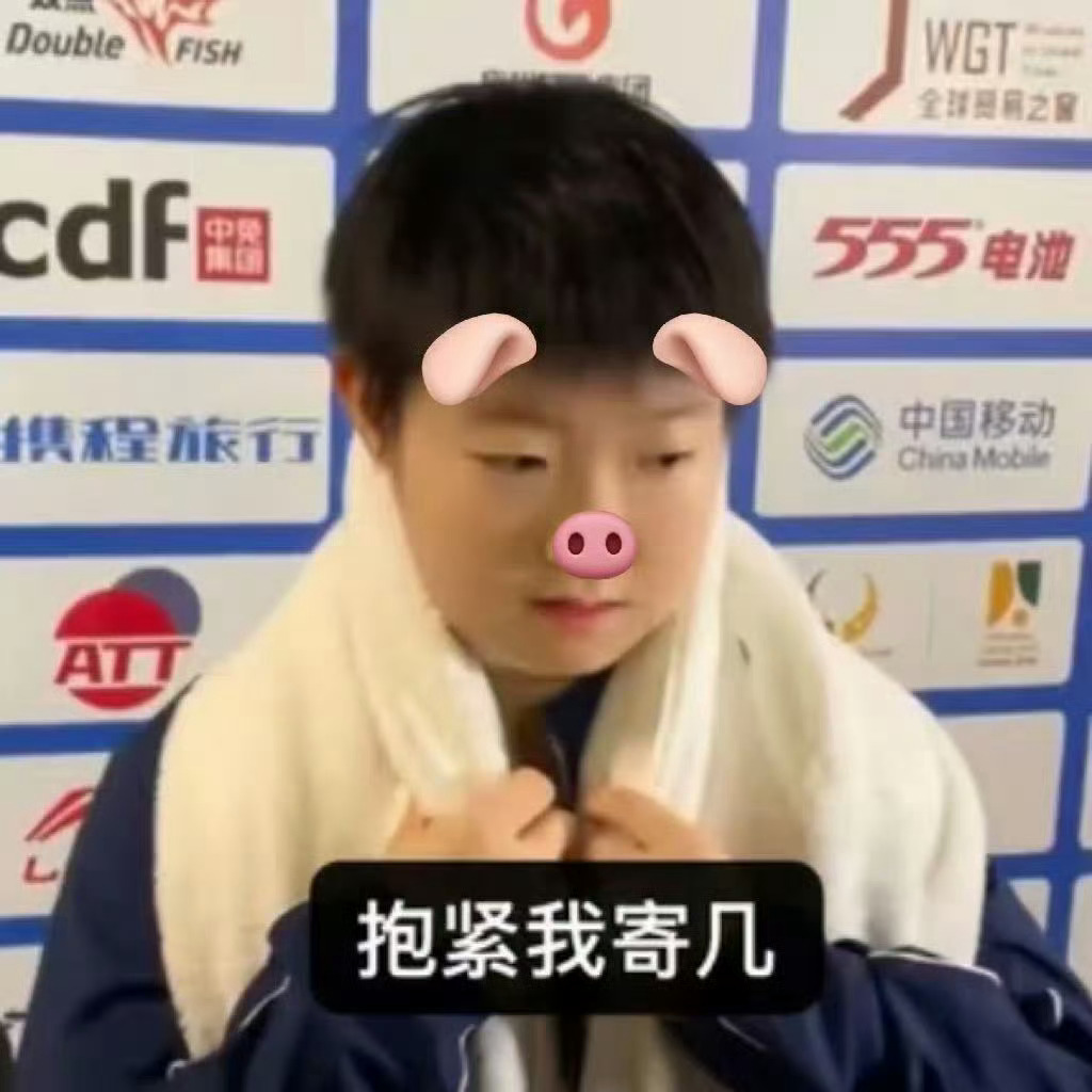 但是还是希望大家一直陪着颖莎渡过难关关关难过关关过 