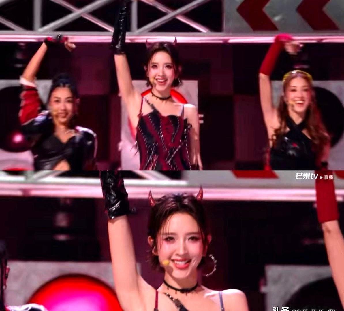 演员唐艺昕，非要去唱跳舞台暴露短板？这姐们是真敢啊！
 

她那段《乘风2026