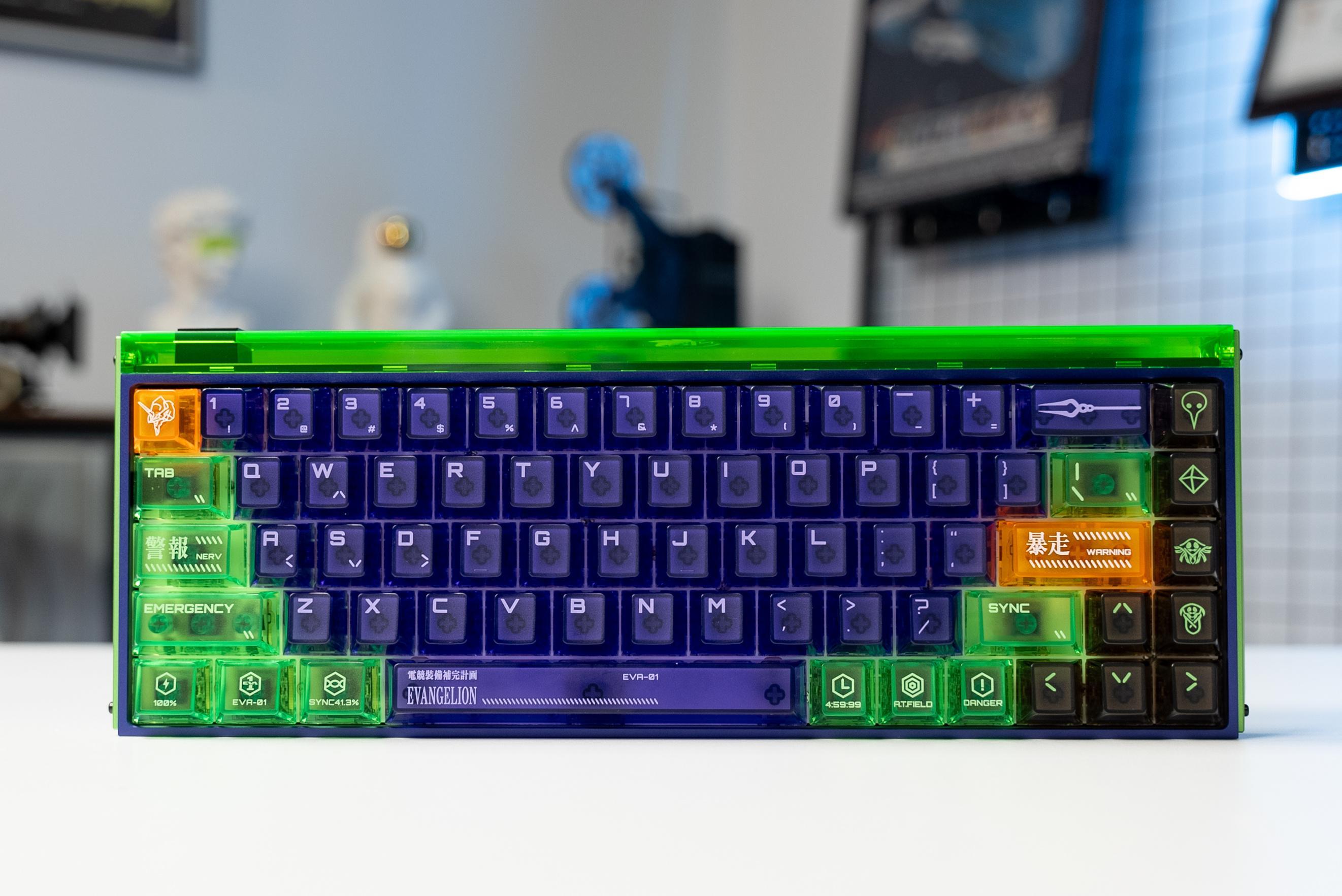 收到了一款 MelGeek 磁轴键盘 MADE68 ULTRA+ EVA初号机联