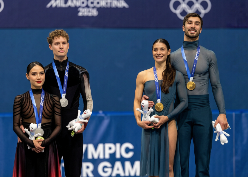 #冰舞裁判被指偏袒本国操纵打分#米兰冬奥会花冰冰舞决赛赛后爆出争议判罚，美国夺冠