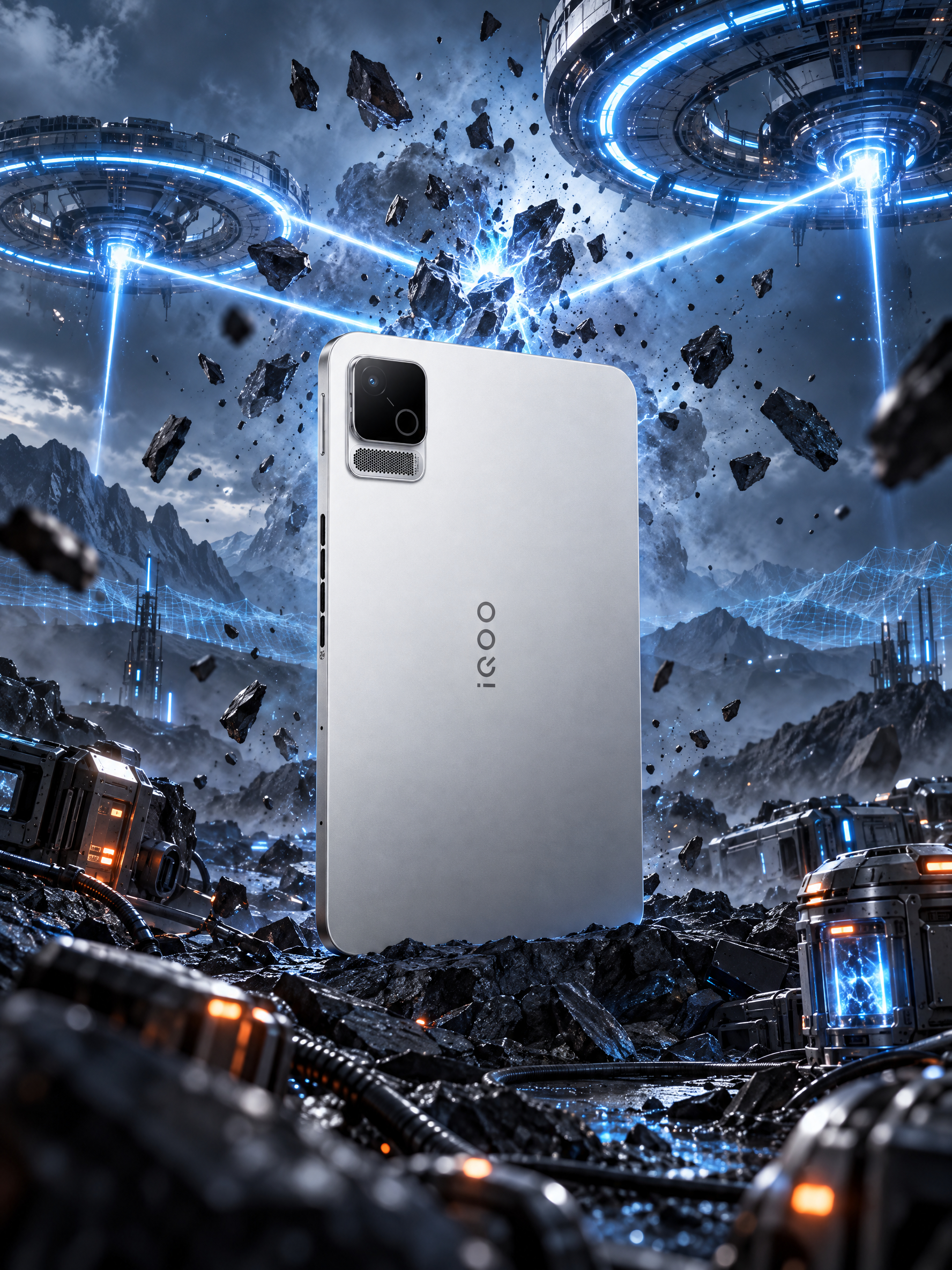 iQOO Pad Ultra｜电竞新物种 创意图赏当科幻质感撞上电竞平板，iQO