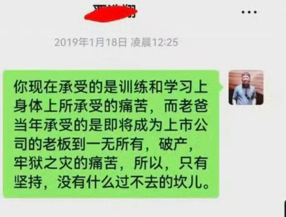 严军和严浩翔的聊天记录，这股子味道太冲了……这样的教育真的很不应该，生孩子好像是