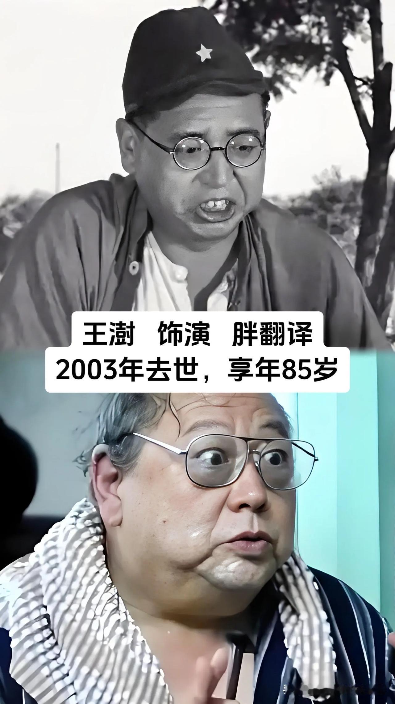 谁能想到，《小兵张嘎》里一众经典配角演员，如今全都离开了我们。王澍饰演胖翻译，荧