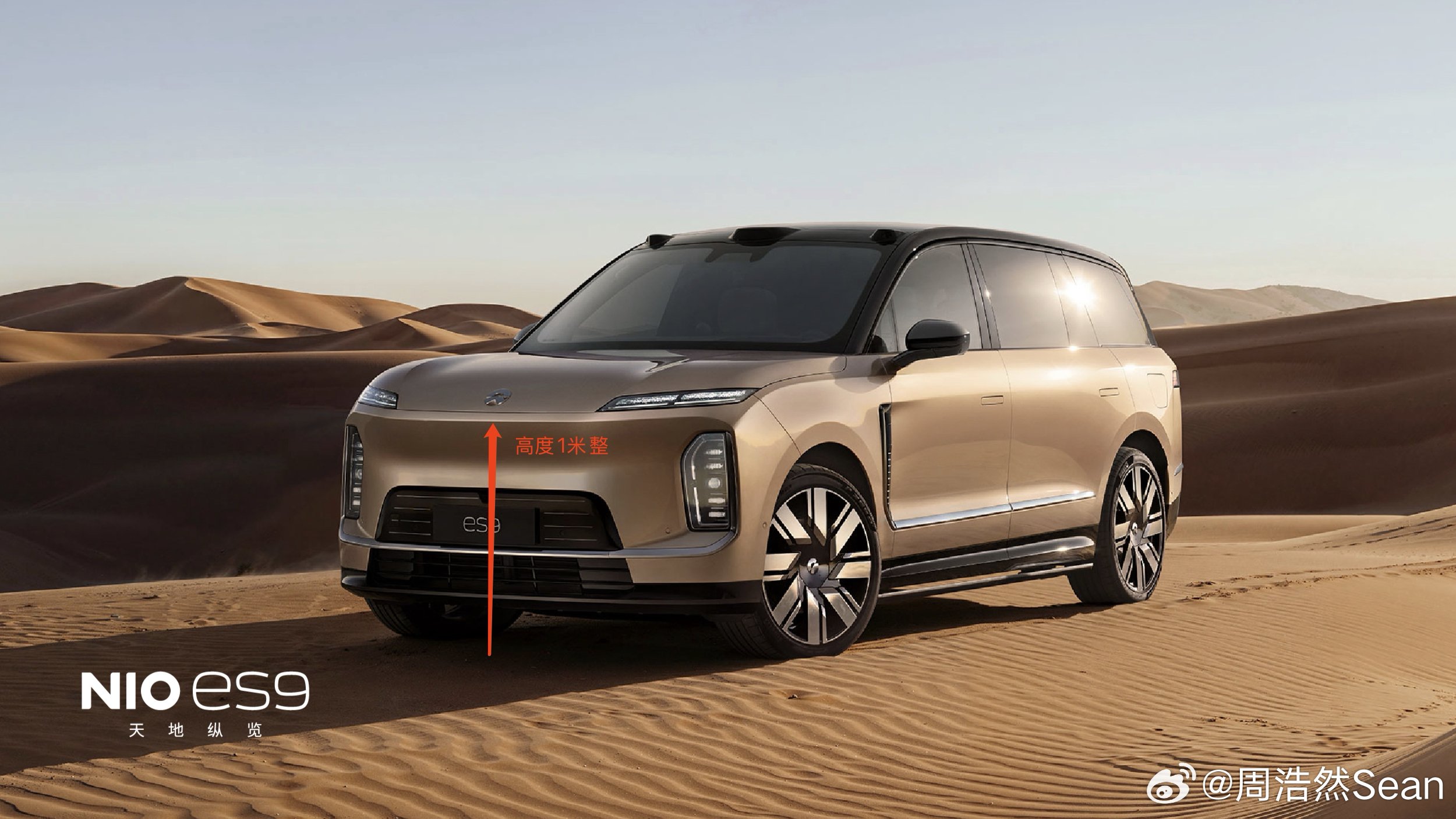 蔚来ES9够大吧？确实更长，但其实也没长那么多。宽度大家都一样。ES9给你造成的