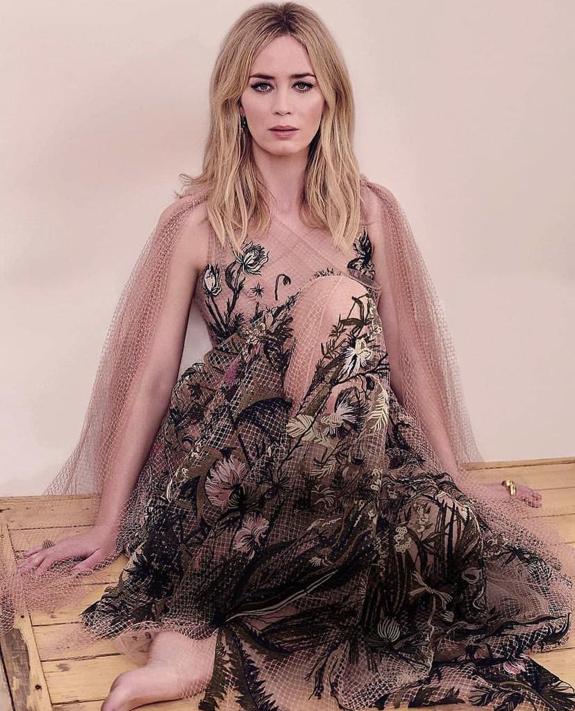 今年40岁的女演员 Emily Blunt（艾米莉·布朗特）是一位一直口碑很好的