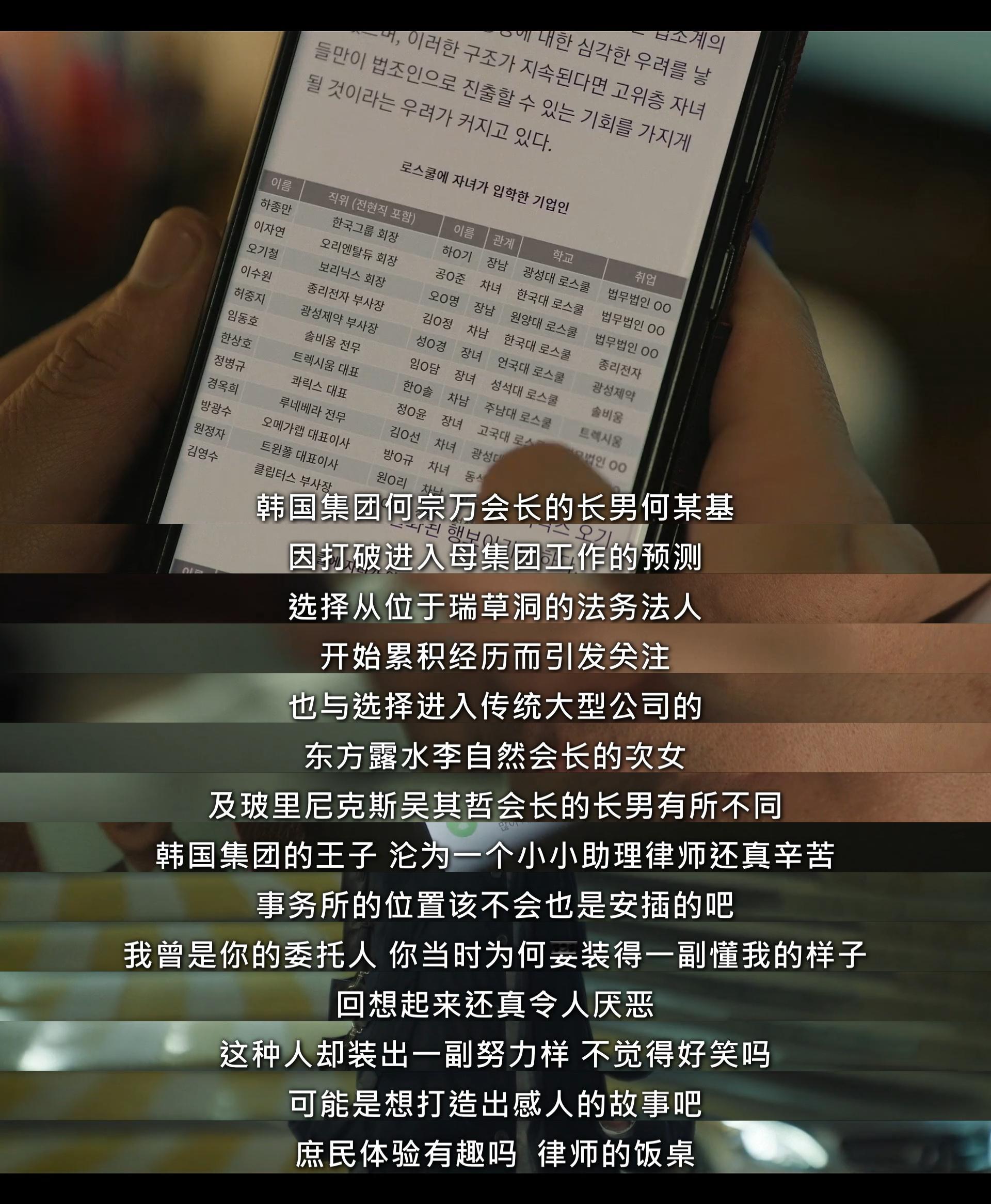 瑞草洞 第6集“我希望再也不要有任何人，也像今晚的我一样，必须证明自己的贫穷”[