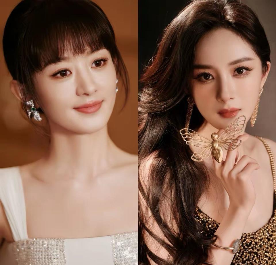 杨幂和赵丽颖这对85花，最近因为金像奖最佳女配角提名杠上了！两人都凭《酱园弄·悬