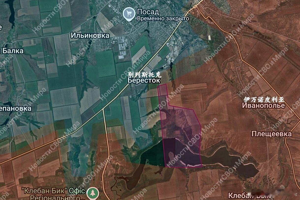 俄军抵达顿河君士坦丁罗夫卡以南门户，别列斯托克郊区来源：Новости СВО 